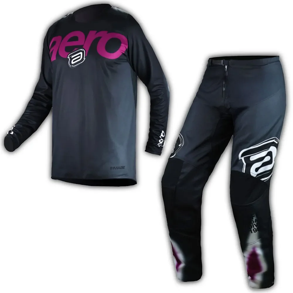 Conjunto ASW Image Elysium 26 Preto/Cinza/Vinho - Spinelli Motos